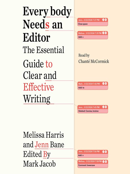 Title details for Everybody Needs an Editor by Melissa Harris - Available